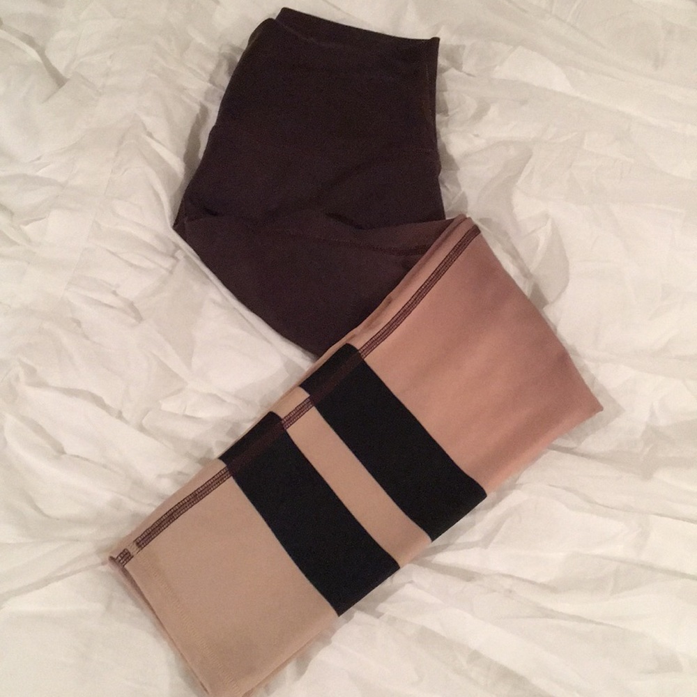 Alo high wasted ombre capri leggings